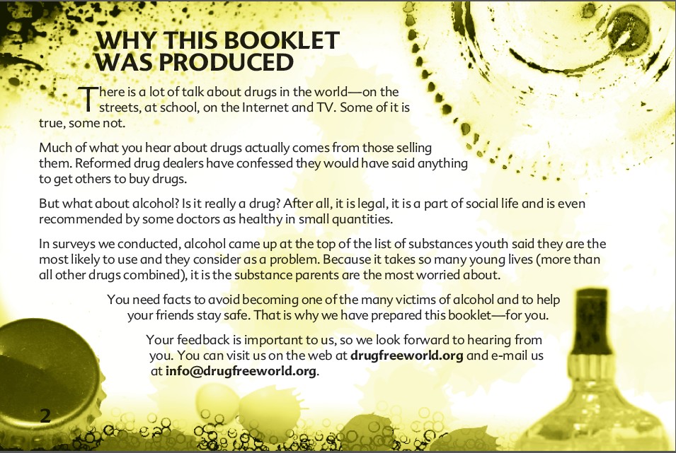 2 The truth about alcohol booklet