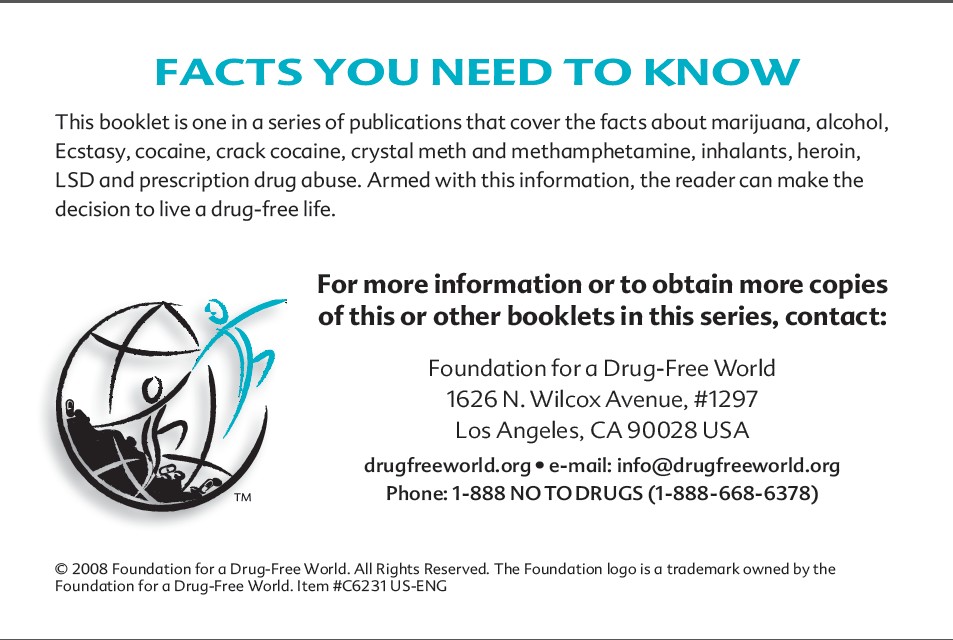 32 truth about drug booklet