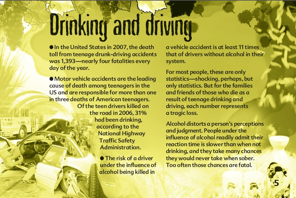 5 The truth about alcohol booklet